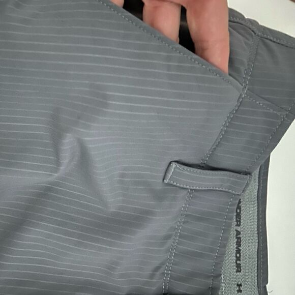Under Armour gray Striped Gold Pants Size 34 - Picture 5 of 7